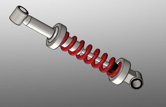 spring car engine component Modello di stampa 3D .c4d .max .obj .3ds .fbx .stl .blend