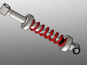 componente de motor de carro de primavera Modelo de Impressão 3D