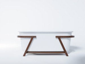 5 models modern luxury bathtubs part- 1 Modèle 3D