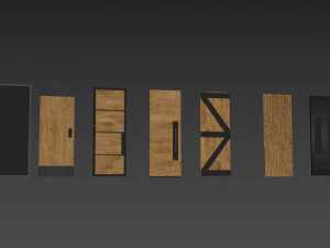 slider rustic door - read the description - 3D Model