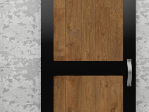slider rustic door - read the description - 3D मॉडल