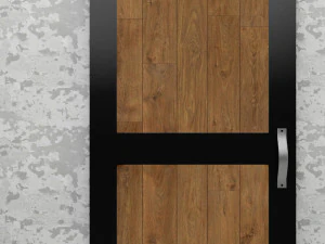 slider rustic door - read the description - 3D Model