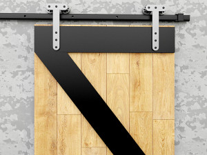 slider rustic door - read the description - 3D मॉडल