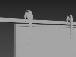 slider rustic door - read the description - 3D मॉडल