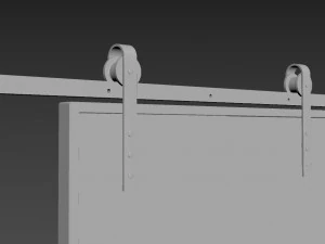 slider rustic door - read the description - 3D Model