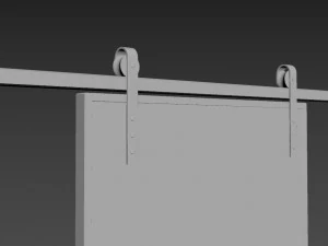 slider rustic door - read the description - 3D Model