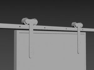 slider rustic door - read the description - 3D Model