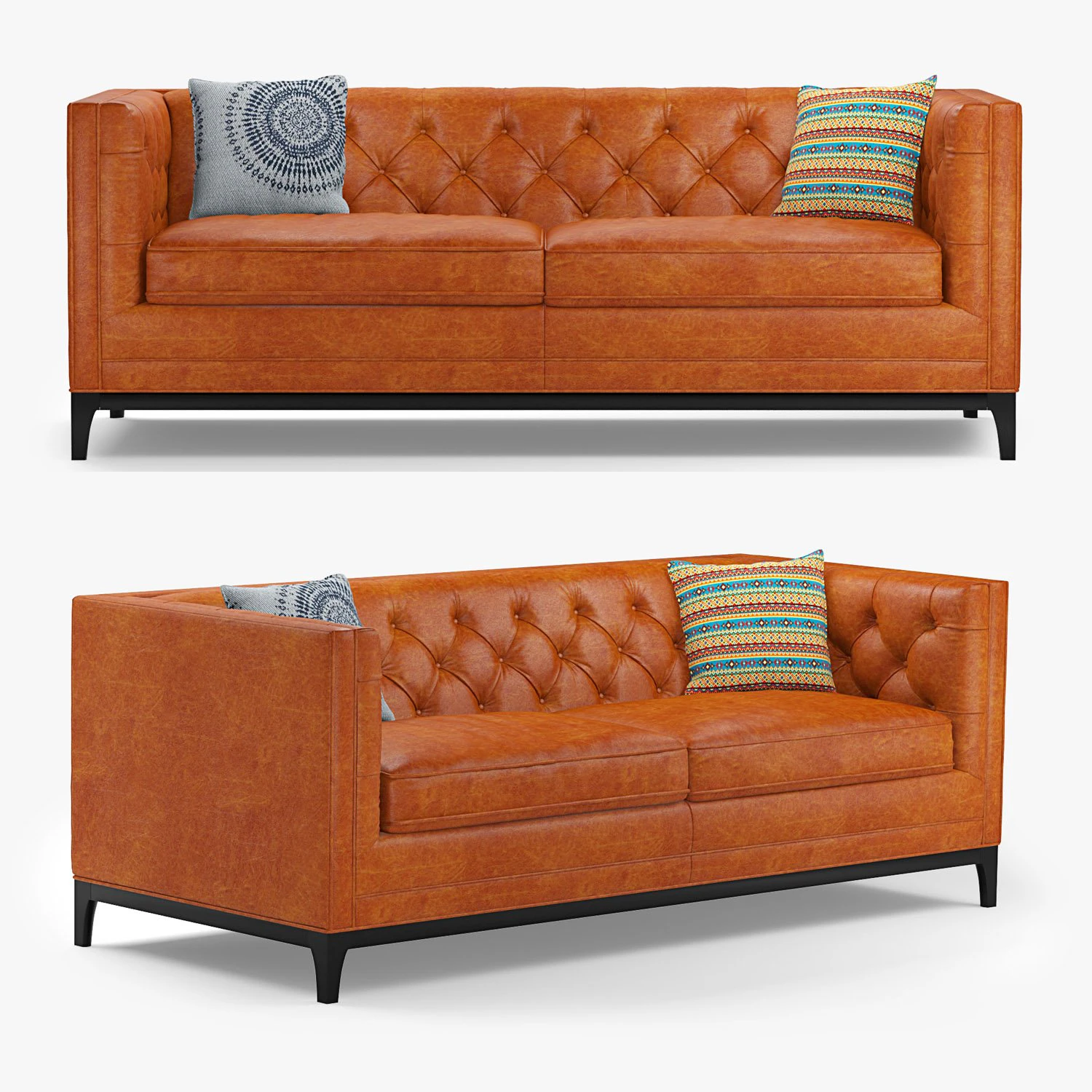 sofa anderson ethanallen 3D Model .c4d .max .obj .3ds .fbx .stl .blend