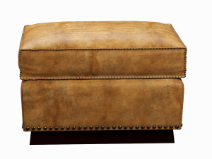 ralph lauren colorado club ottoman 3D Модель