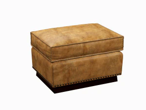 ralph lauren colorado club ottoman 3D Model