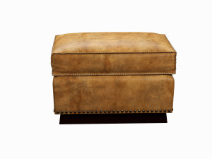 ralph lauren colorado club ottoman 3D Модель