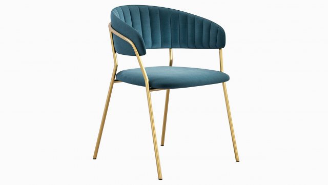 modrest brandy modern tania chair 3D Модель .c4d .max .obj .3ds .fbx .stl .blend