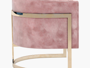 mica gold accent chair 3D Модель