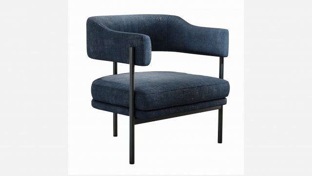 isabella chair simon james 3D Model .c4d .max .obj .3ds .fbx .stl .blend 