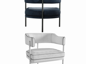 isabella chair simon james 3D Model