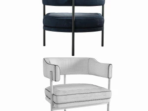 isabella chair simon james 3D Model