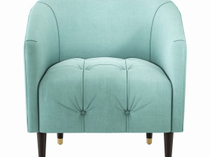neiman marcus tufted accent chair 3D Model