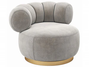 Cadeira girat&oacute;ria Eichholtz Phedra Modelo 3D