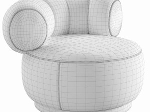 Eichholtz Phedra Swivel Chair 3D Model