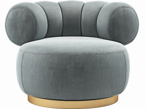 Eichholtz Phedra Swivel Chair 3D Model