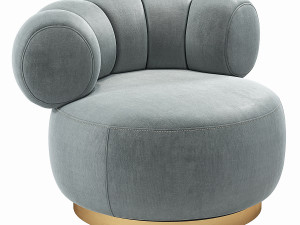 Eichholtz Phedra Swivel Chair 3D Model