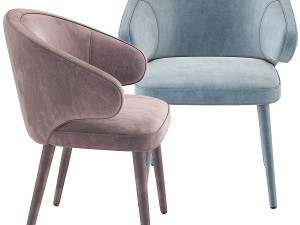Eichholtz Cardinale Dining Chair 3D Model