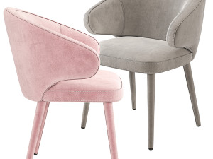 Eichholtz Cardinale Dining Chair 3D Model