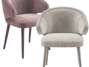 Eichholtz Cardinale Dining Chair 3D Model