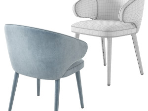 Eichholtz Cardinale Dining Chair 3D Model