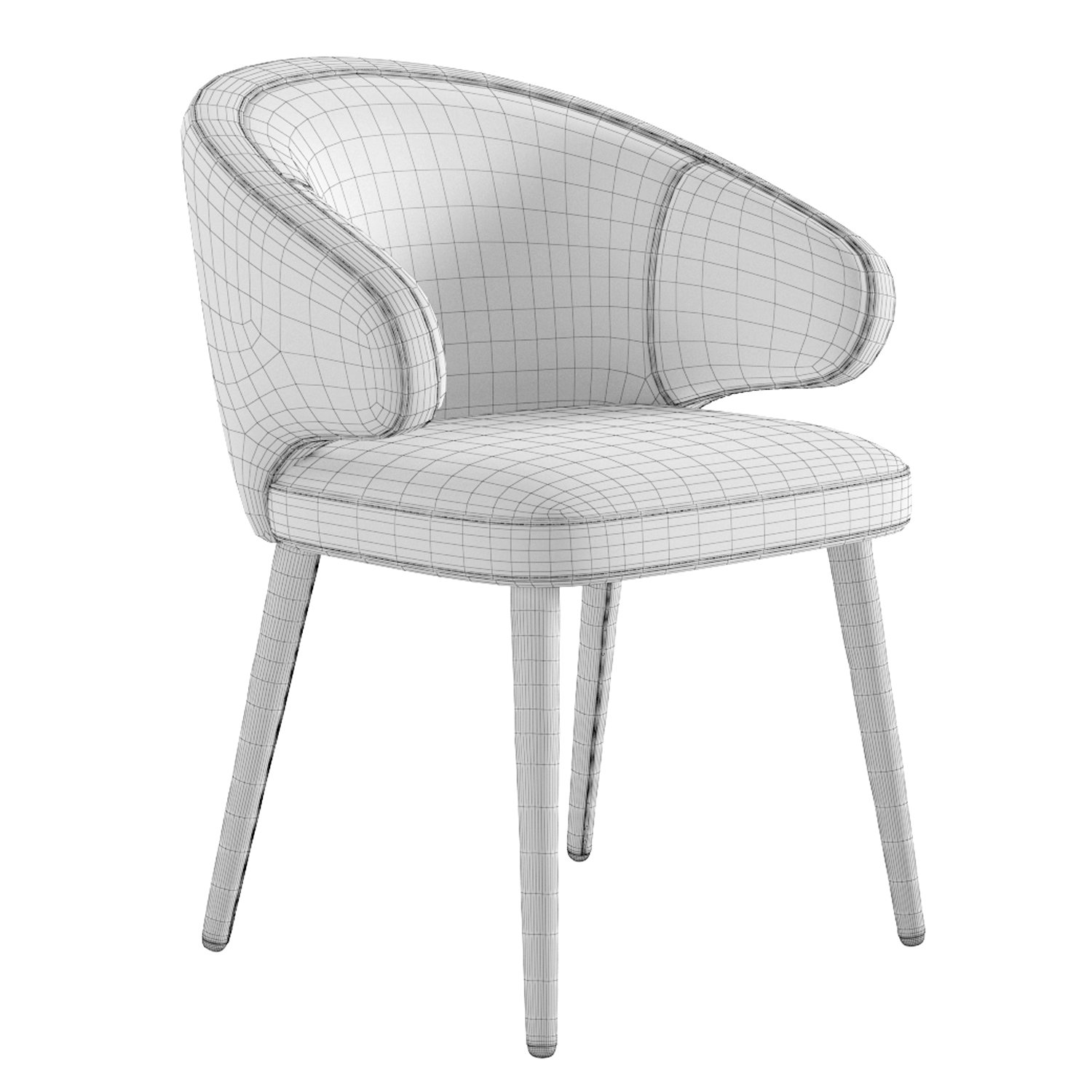 Eichholtz Cardinale Dining Chair 3D Model in Chair 3DExport