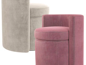 Restoration Hardware Solene Side Chair RH 3D Model