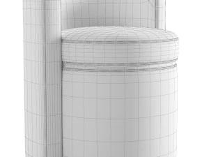 Restoration Hardware Solene Side Chair RH 3D Model