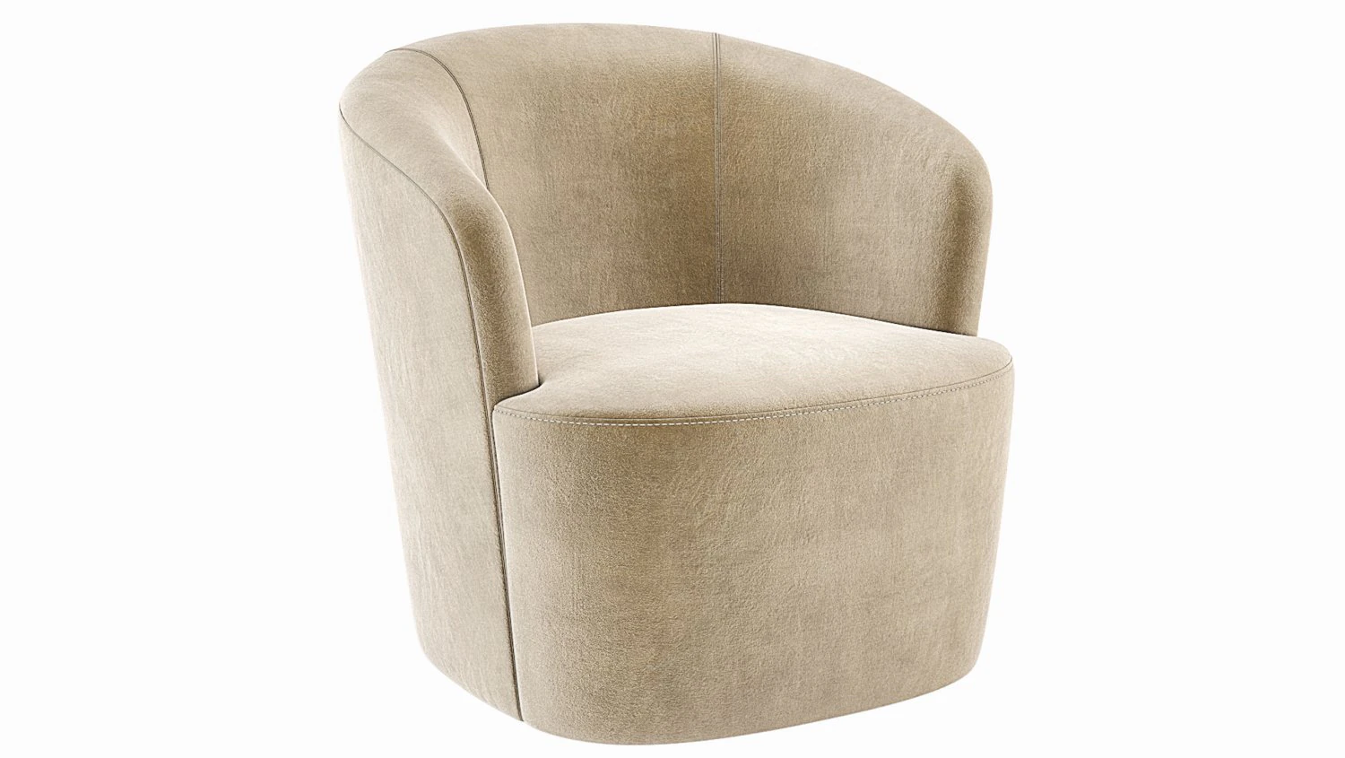 Swoon Editions Ritz Occasional Chair 3D Model .c4d .max .obj .3ds .fbx .stl .blend 