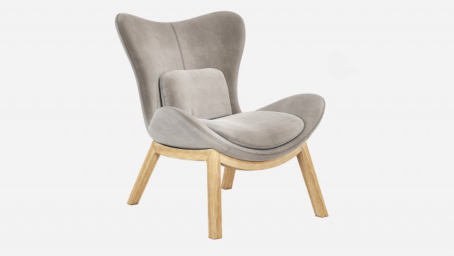 Calligaris Lazy Armchair 3D Model .c4d .max .obj .3ds .fbx .stl .blend 