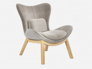 कैलिगारिस आलसी आर्मचेयर 3D मॉडल