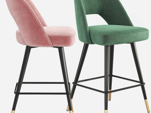 Eichholtz Avorio Counter Stool 3D 모델