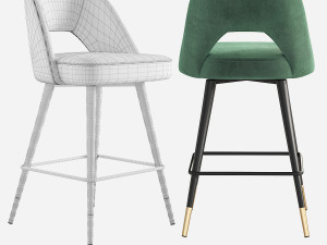 Eichholtz Avorio Counter Stool 3D 모델