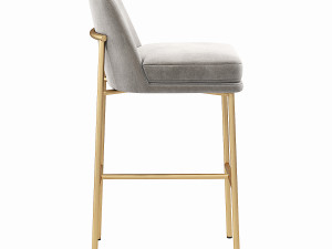 Westelm Jack Metal Frame Barstool 3D Model