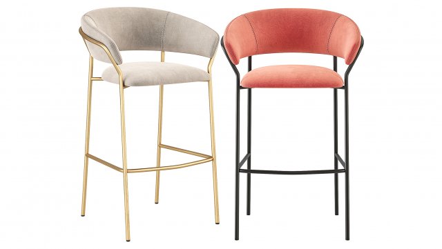 Jazz Barstool Kitchen Modèle 3D .c4d .max .obj .3ds .fbx .stl .blend 
