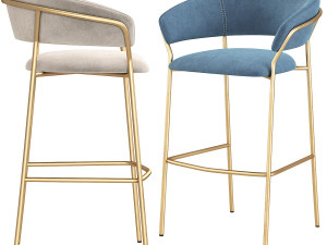 Jazz Barstool Kitchen Modèle 3D