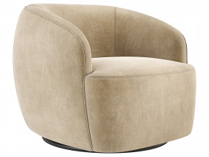 CB2 Gwyneth Swivel Chair 3D Модель
