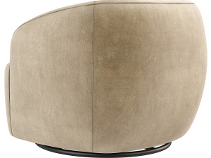 CB2 Gwyneth Swivel Chair Modello 3D