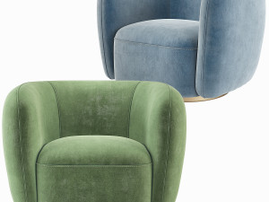 Eichholtz Roxy Swivel Chair Modello 3D