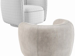 Eichholtz Roxy Swivel Chair 3D Model