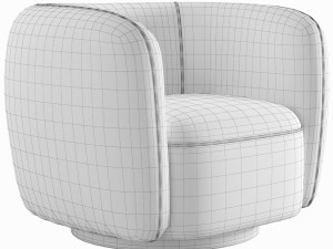 Eichholtz Roxy Swivel Chair Modello 3D