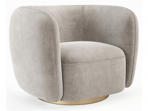 Eichholtz Roxy Swivel Chair Modello 3D