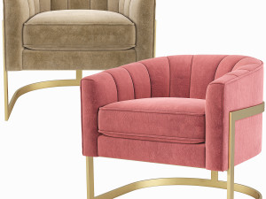 Esteem Modway Accent Armchair 3D Модель