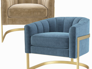 Esteem Modway Accent Armchair 3D Модель