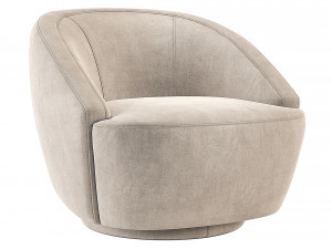 Restoration Hardware Lecco Swivel Chair 3D Model