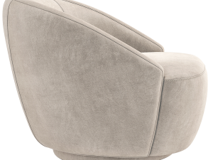 Restoration Hardware Lecco Swivel Chair 3D Model